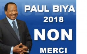 2018 Tout sauf Paul Biya
