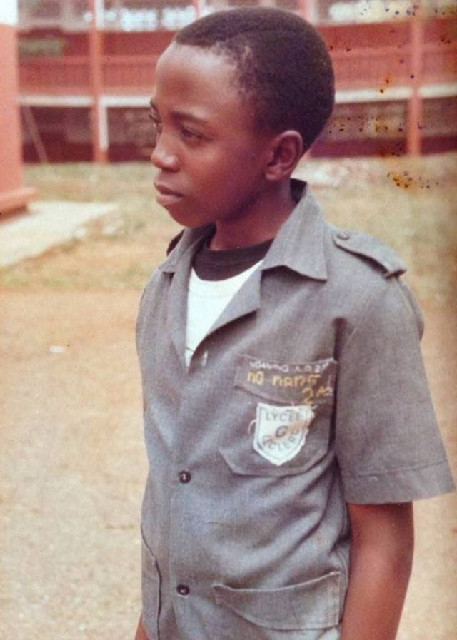 Patrice Nganang, alors jeune lycéen à Yaoundé